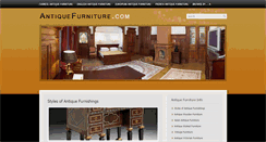 Desktop Screenshot of antiquefurniture.com