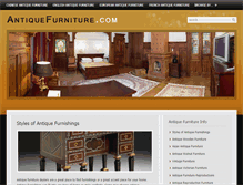 Tablet Screenshot of antiquefurniture.com