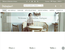 Tablet Screenshot of antiquefurniture.tv